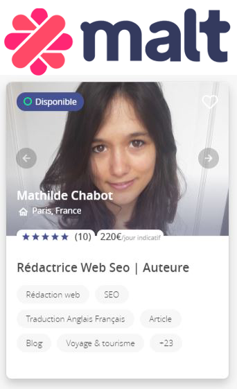 Profil rédactrice Web