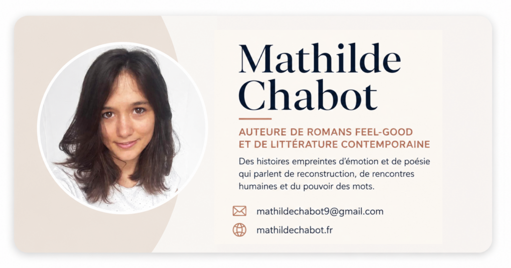 Carte de visite auteure
